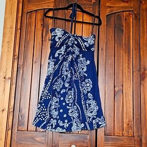 AE Tube Top Dress with Neck Tie